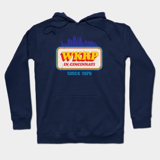 WKRP in Cincinnati skyline logo Hoodie